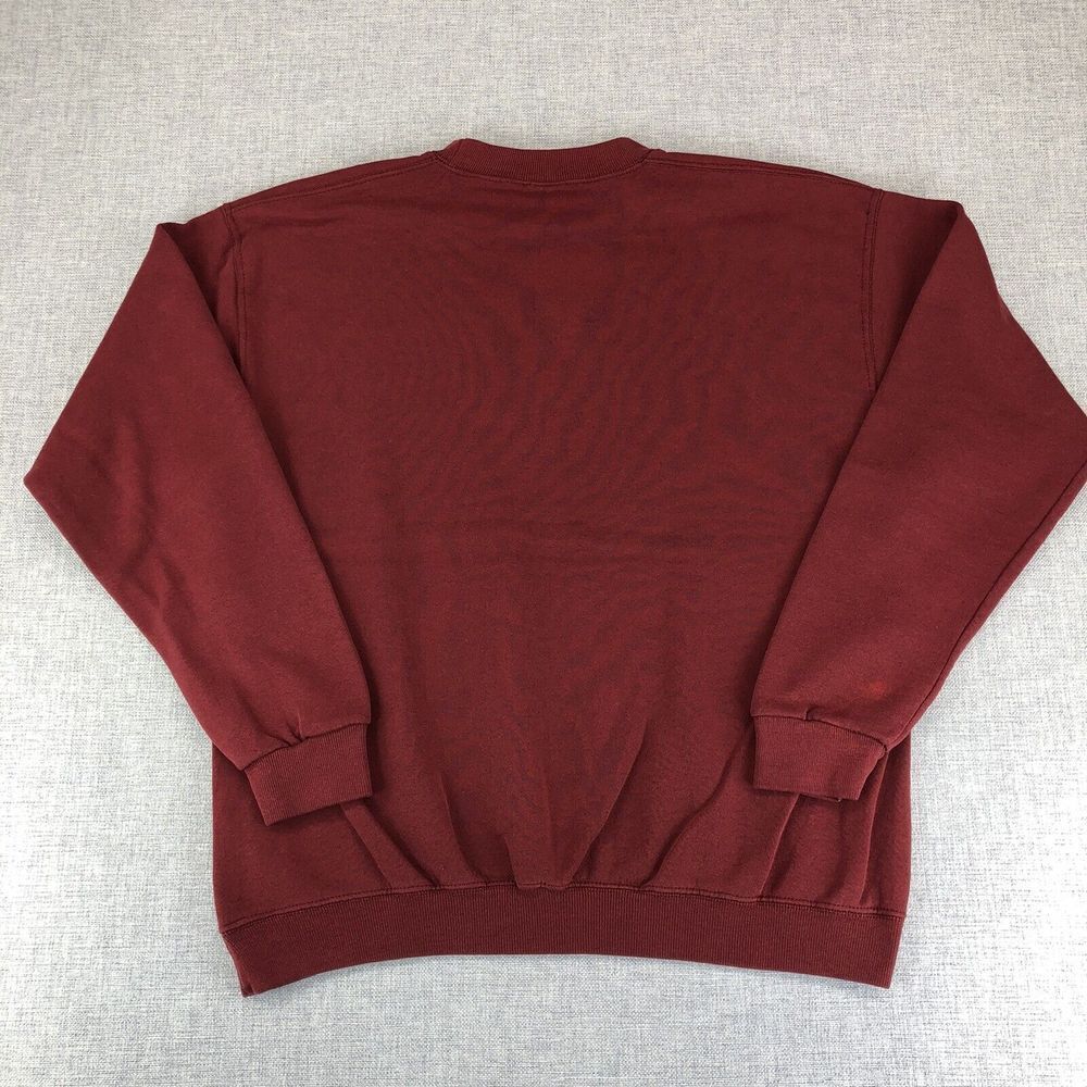 Vintage 80s Soffe Maroon Virginia Tech Graphic Crewneck Sweatshirt - Picture 7 of 11